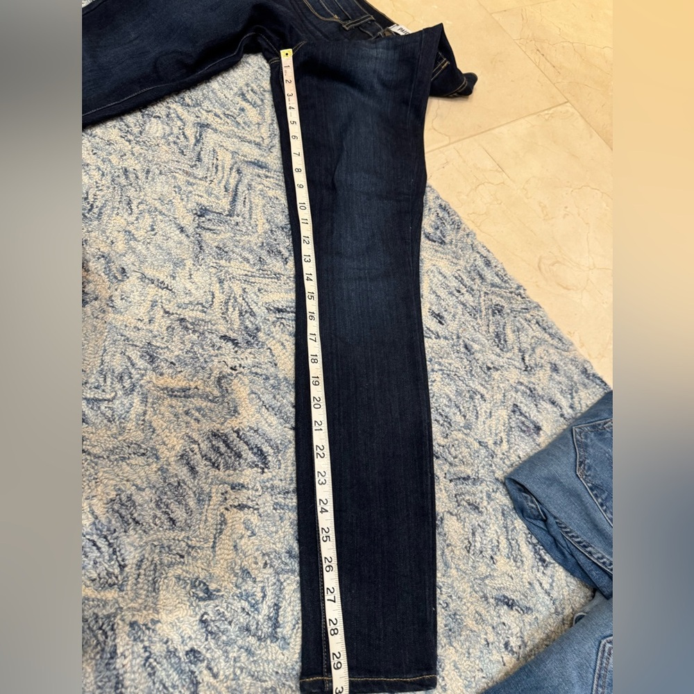 Paige Denim Margot Ultra Skinny High Rise Jeans Size 25 in Alanis Dark Blue NWOT - Picture 10 of 13